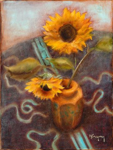 Sunflower in Vase