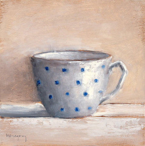 Blue Polka Dot Cup