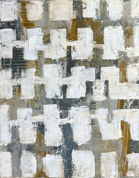 Crossings -Grey Original Painting