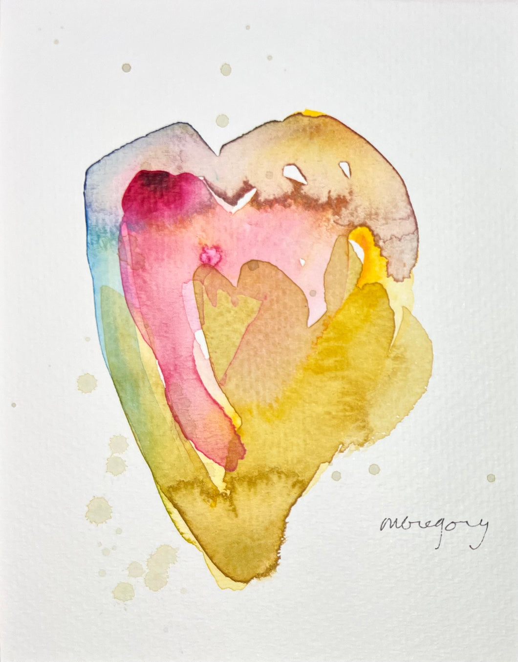 Watercolor Heart 3