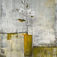 Magnolia in Green Vase