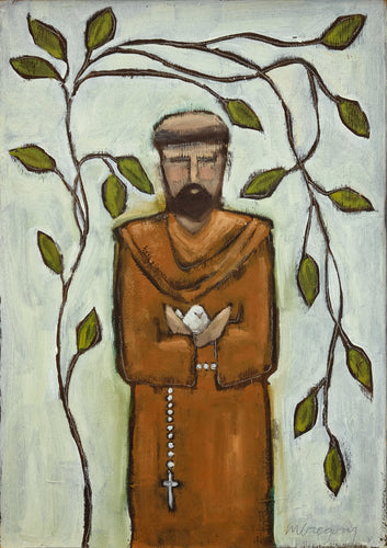 St Francis with White Dove