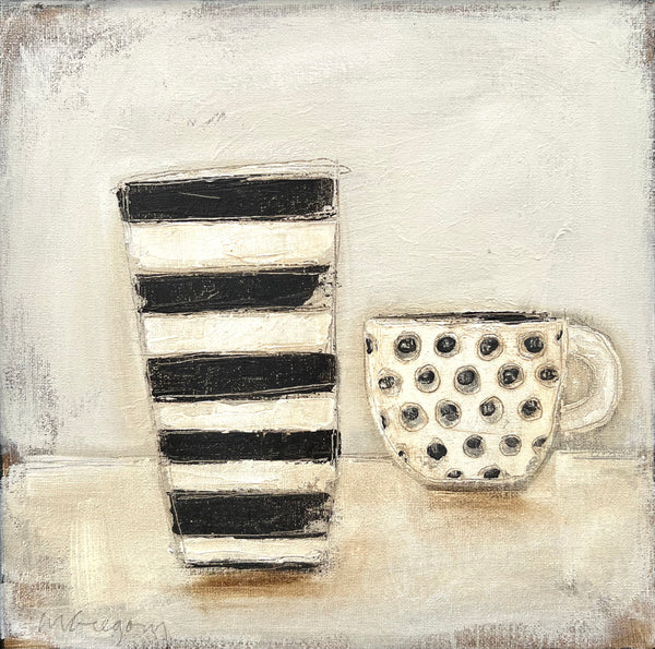 Stripes and Dots 3 Original Painting