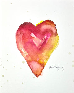 Watercolor Heart 6