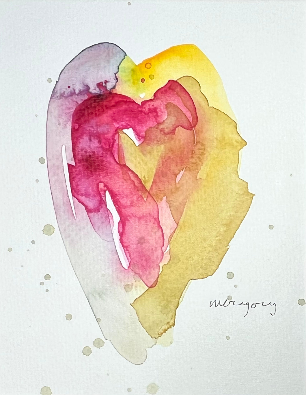 Watercolor Heart 2