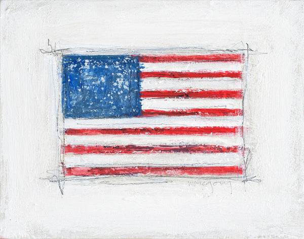 American Flag Sketch