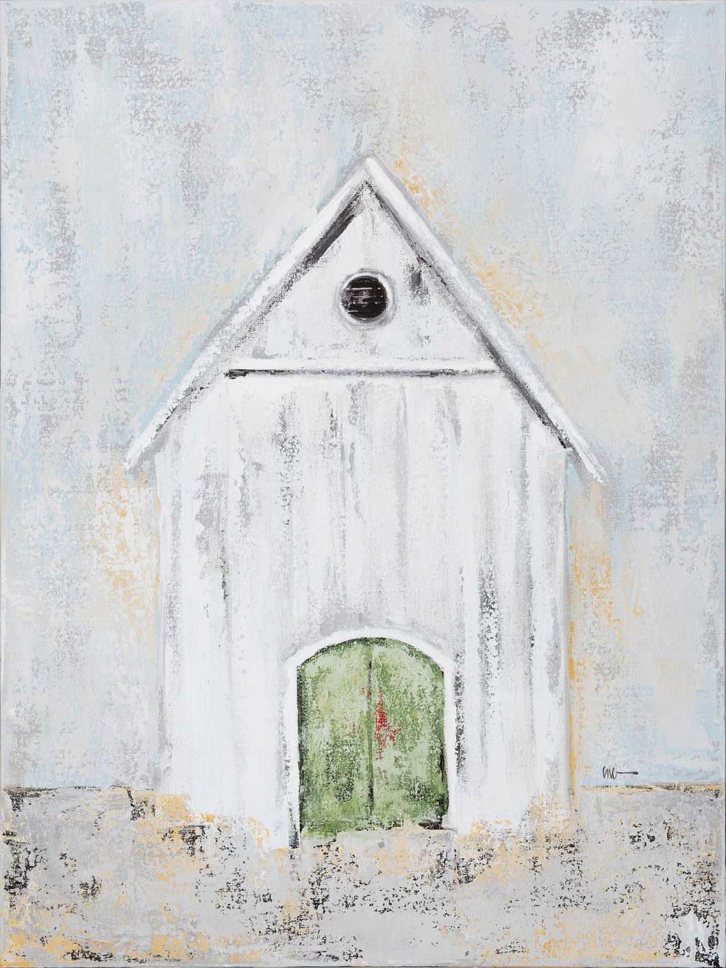 Barn: Green Doors - Vertical