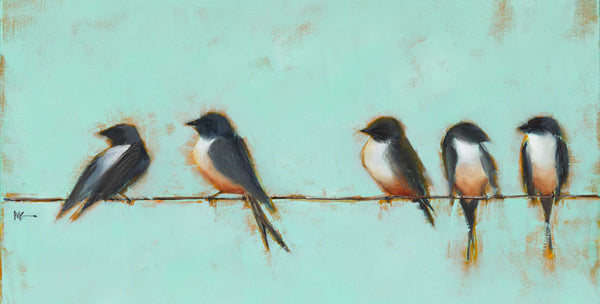 Barn Swallows: Long Rectangle