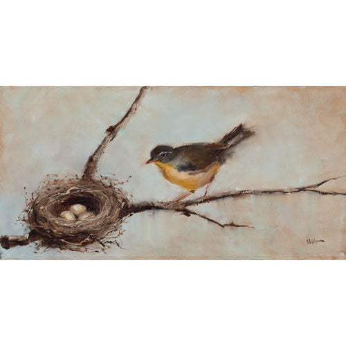 Twiggy Nest and Bird