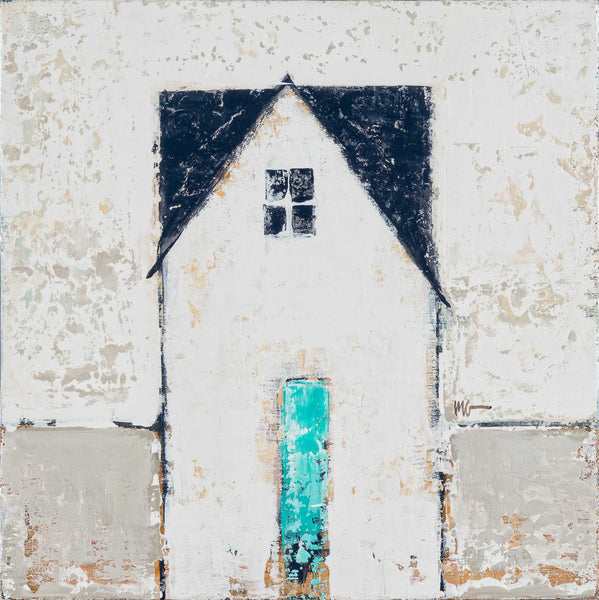 Cottage with Turquoise Door