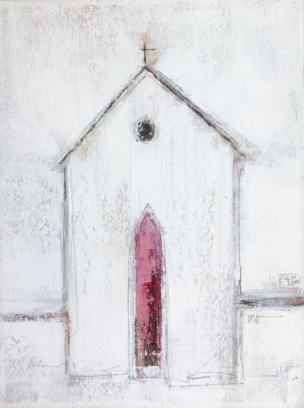 Church: Dark Pink Door