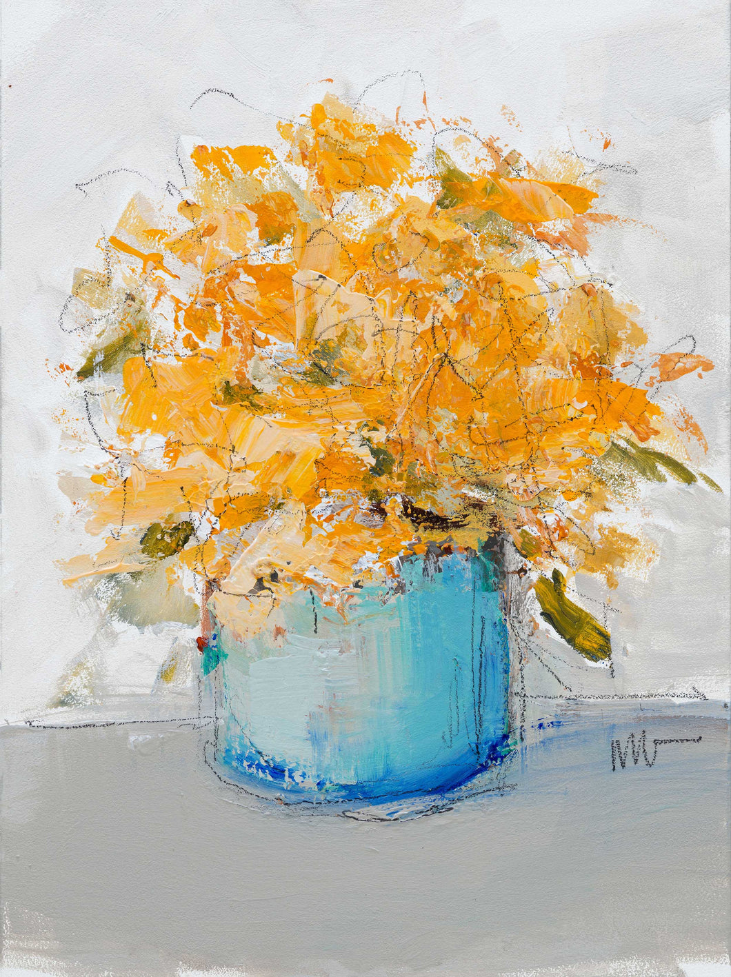 Fresh Blooms: Yellow Nasturtiums