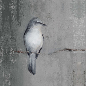 black and white paintings of birds