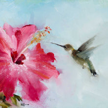 Hummingbird And Hibiscus