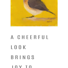 "Look Up" Bird - Proverbs 15