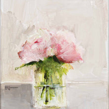 Pink Peonies in Glass