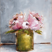 Peonies - Green Vase