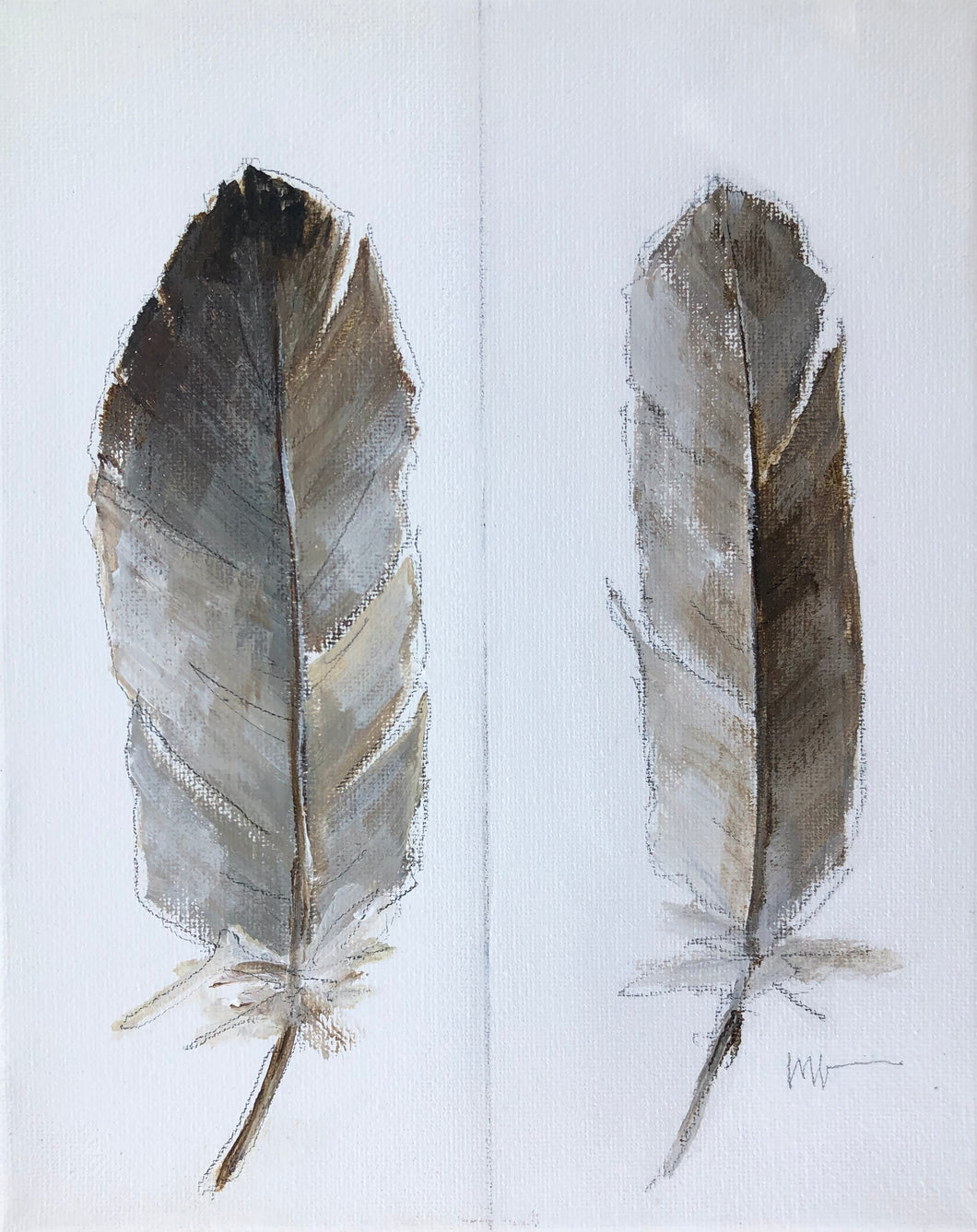 Two Feathers Study 3