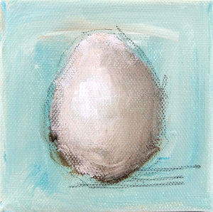 Egg on Turquoise 2