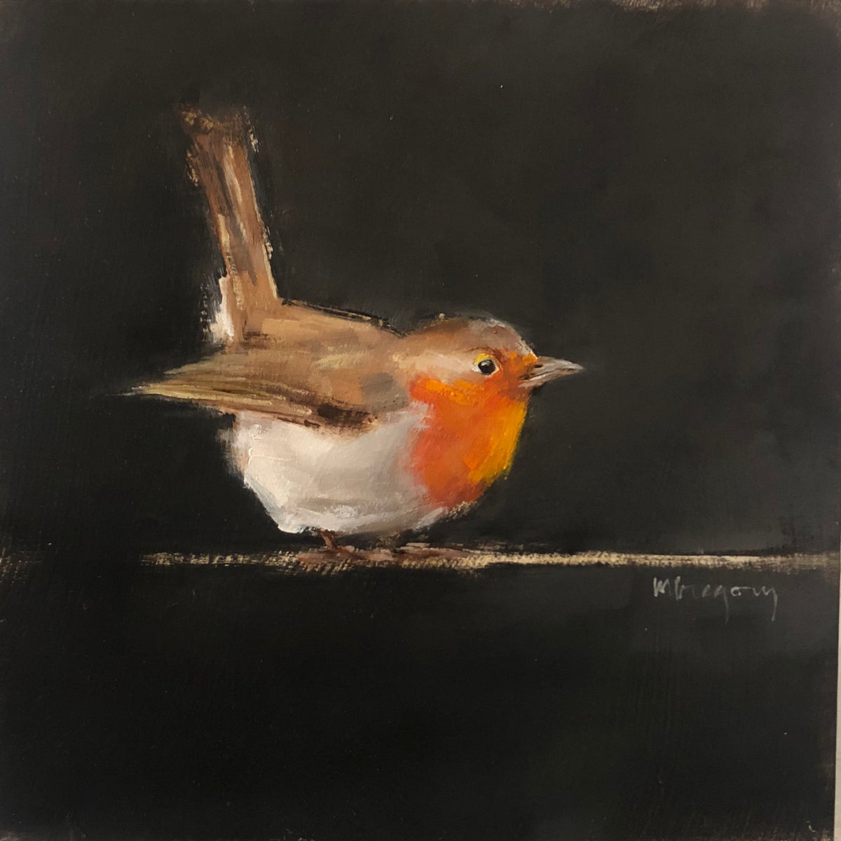 Wings at My Window: English Robin – Mary Gregory Studio