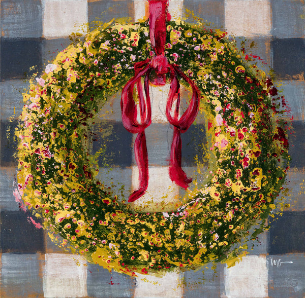 Wreath on Buffalo Check