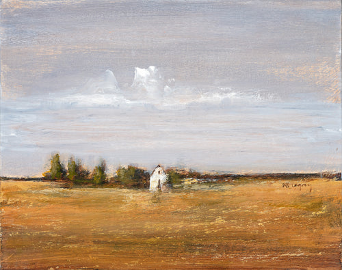 White Barn in Landscape